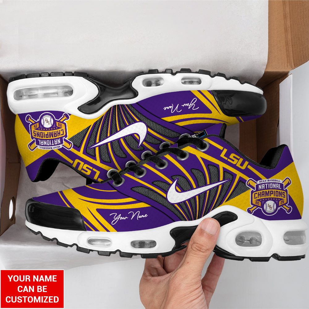 Personalized LSU Tigers Baseball Air Max Shoes – TANTN 14031