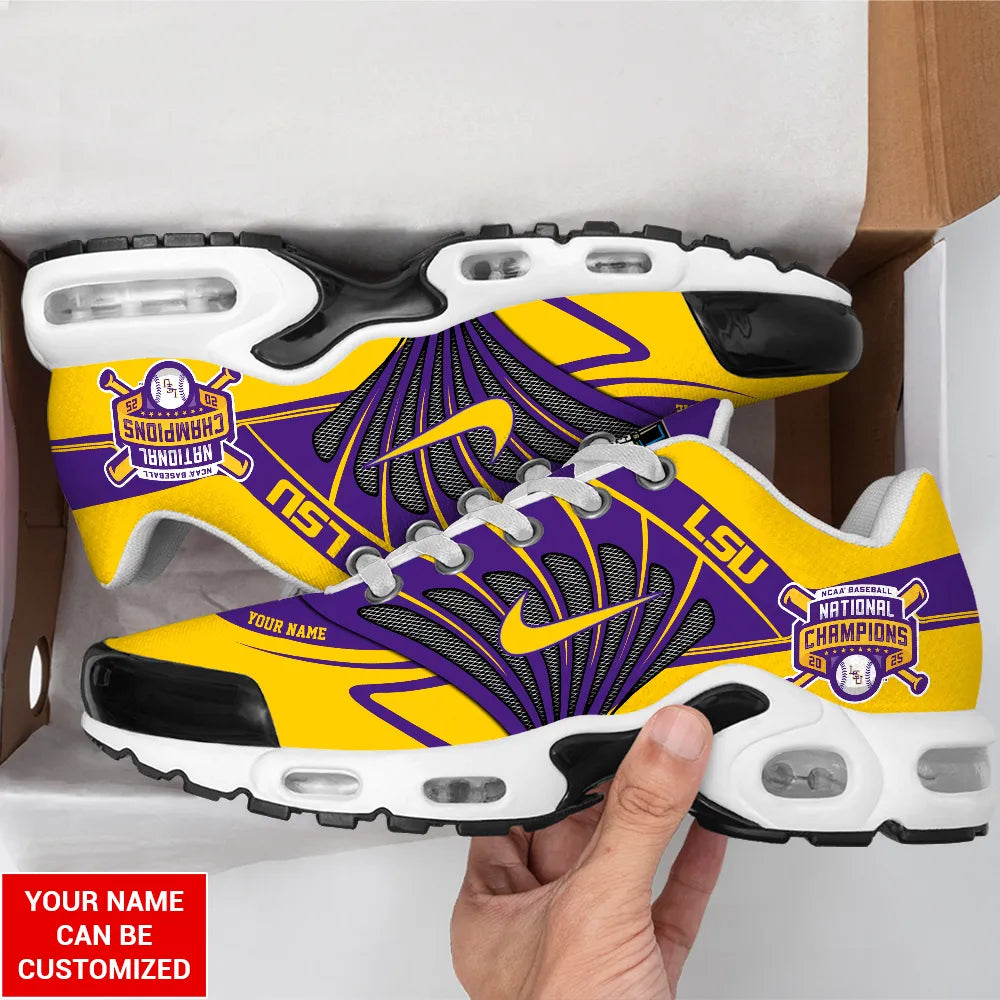 Personalized LSU Tigers Baseball Air Max Shoes – TANTN 14032