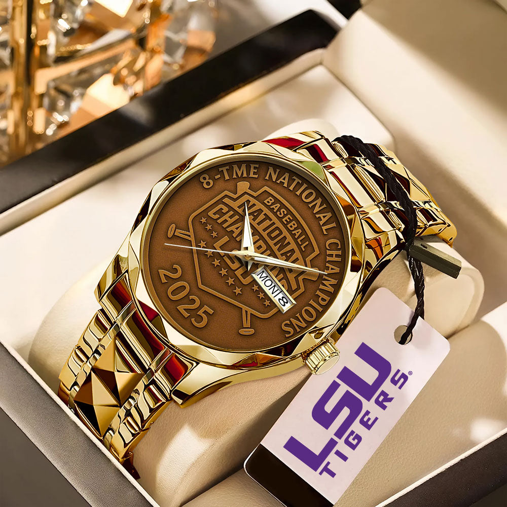 LSU Tigers Baseball Alloy Luxury Quartz Watch – TANTN 14023