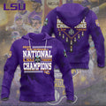 LSU Tigers Baseball 2025 National Champions 3D Apparel – TANTN 13919