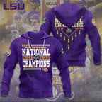 LSU Tigers Baseball 2025 National Champions 3D Apparel – TANTN 13919
