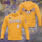LSU Tigers Baseball 2025 National Champions 3D Apparel – TANTN 14094