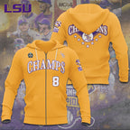 LSU Tigers Baseball 2025 National Champions 3D Apparel – TANTN 14094