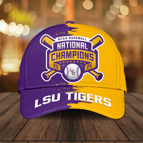 LSU Tigers Baseball 2025 National Champions Classic Cap – HOATT 11351
