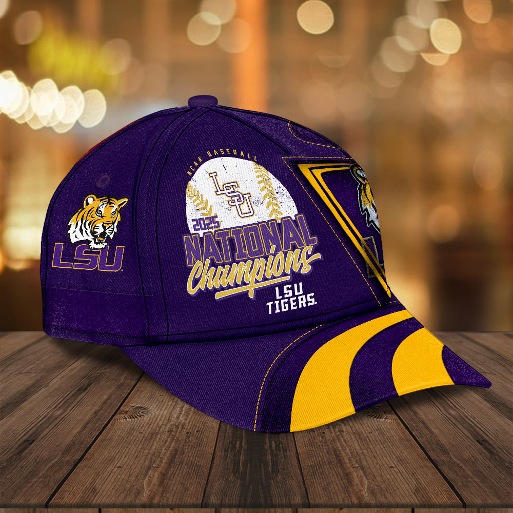 LSU Tigers Baseball 2025 National Champions Classic Cap – HOATT 11377