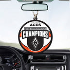 Las Vegas Aces 2025 WNBA Champions Custom shape 2-sided Acrylic Car Ornament – MAITM13355