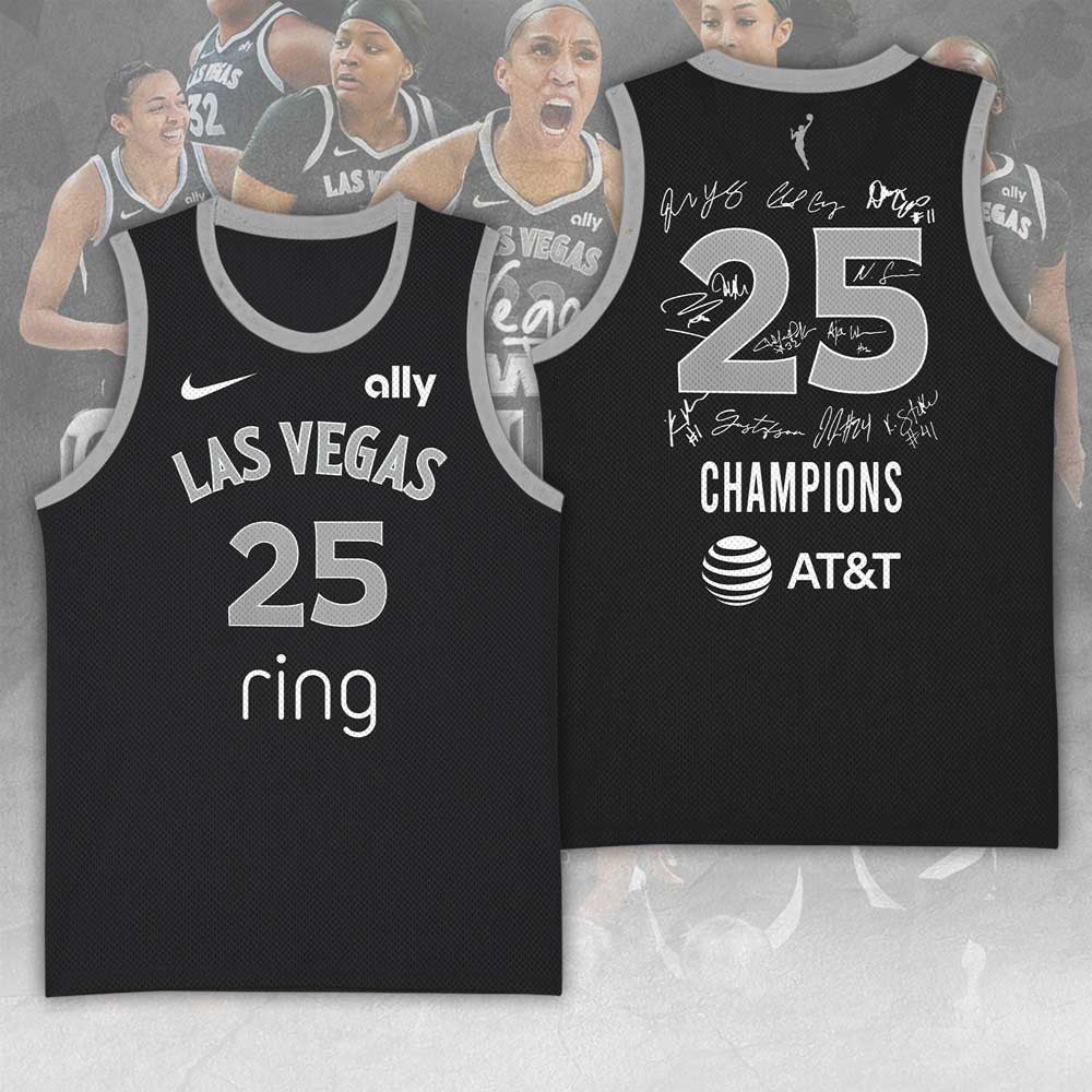 Las Vegas Aces 2025 WNBA Finals Champions Basketball Jersey – TANTN17434