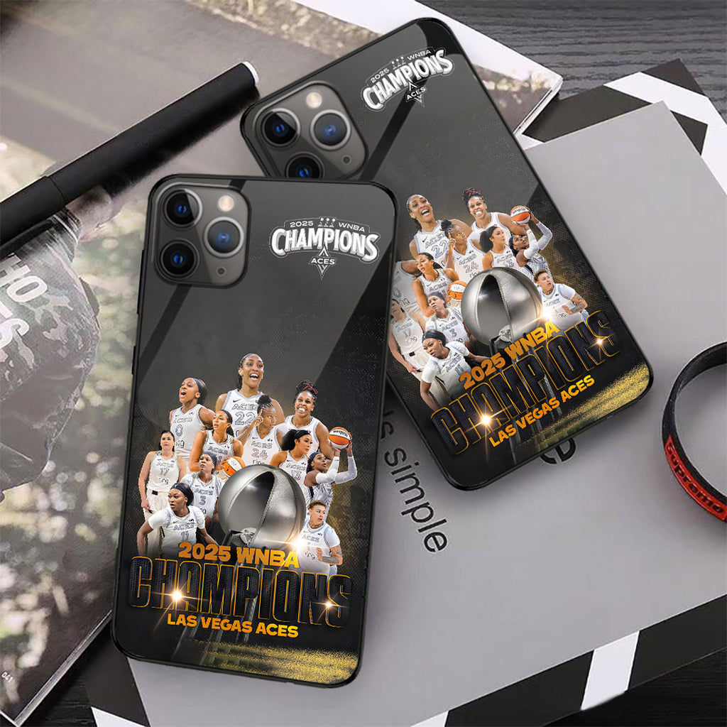 Las Vegas Aces 2025 WNBA Finals Champions Phone Case – TANTN17345