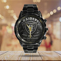 Las Vegas Raiders 65th Anniversary 2025 Black Stainless Steel Watch – TANTN16143