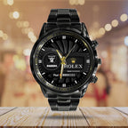 Las Vegas Raiders x Rolex Black Stainless Steel Watch – MAITM13134