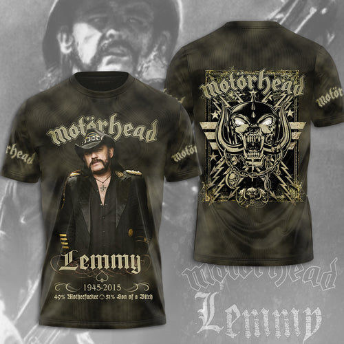 Motörhead x Lemmy Kilmister 3D Apparel – MAITM 9289