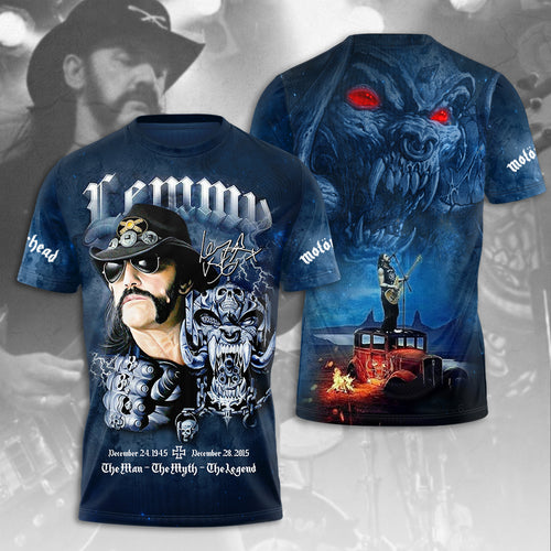 Motörhead x Lemmy Kilmister 3D Apparel – HUNGVV 2141