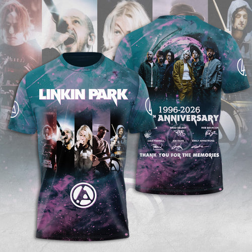 Linkin Park 30th Anniversary 1996/2026 3D Apparel – TANTN22678