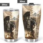 Lion Cross Resurrection Christian Tumbler Cup – TANTN16188