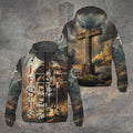 Lion Cross Resurrection Christian 3D Windbreaker Jacket – TANTN16195