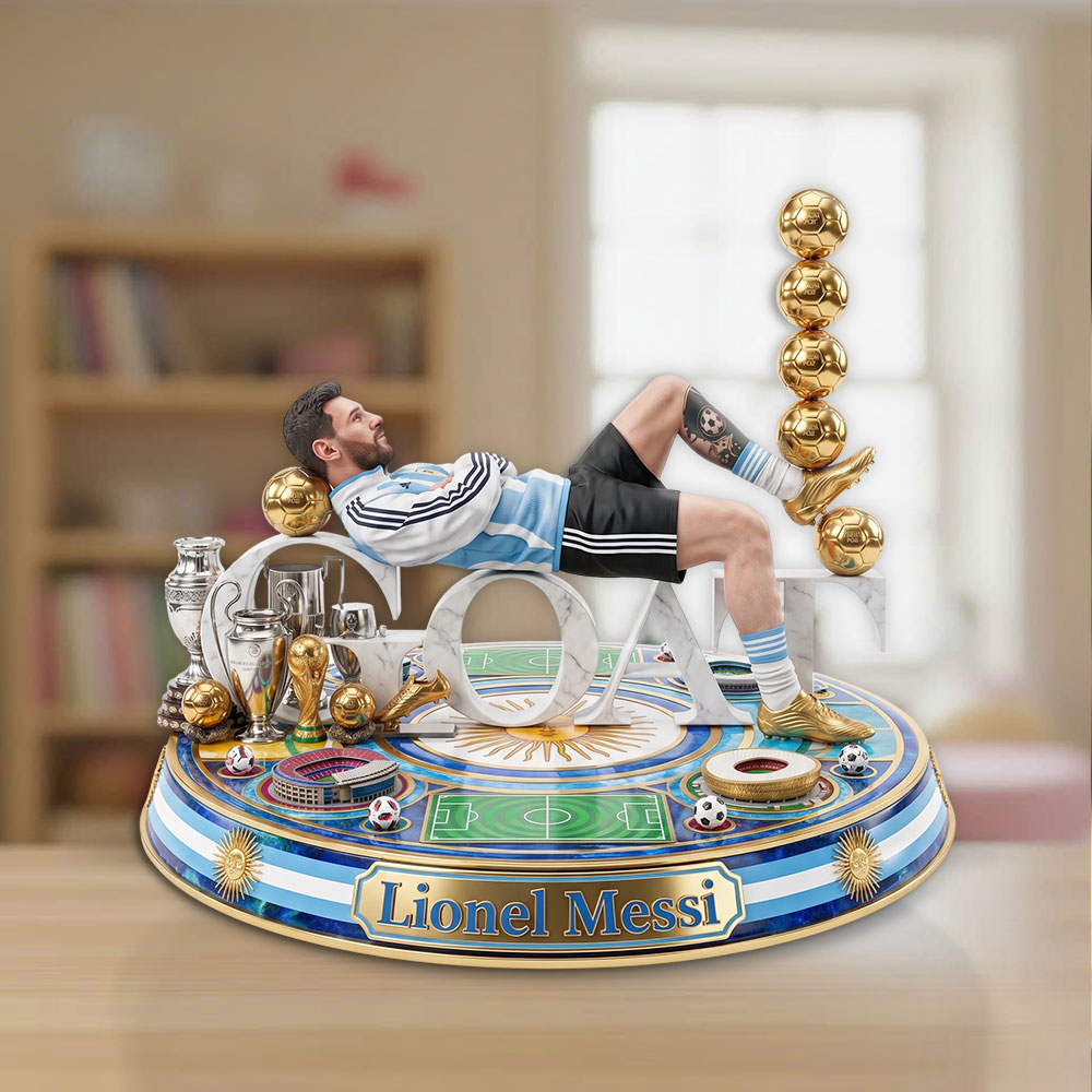 Lionel Messi Custom Shape Acrylic Plaque – TMTHU7376