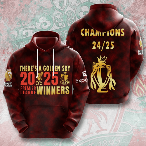 Liverpool FC 2024/25 Premier League Champions 3D Apparel – MAITM 10858
