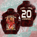 Liverpool FC 2024/25 Premier League Champions 3D Apparel – MAITM 11166