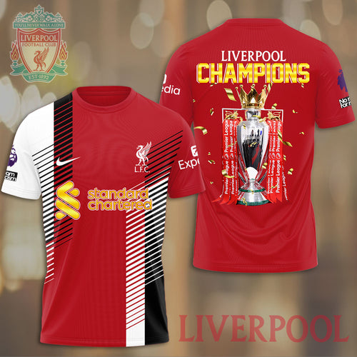 Liverpool FC 2024/25 Premier League Champions 3D Apparel – HOATT 10009