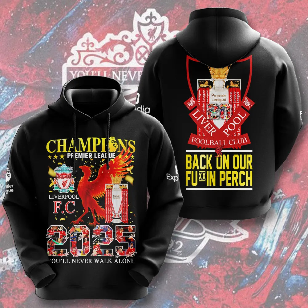 Liverpool FC 2024/25 Premier League Champions 3D Apparel – GNE NEW338