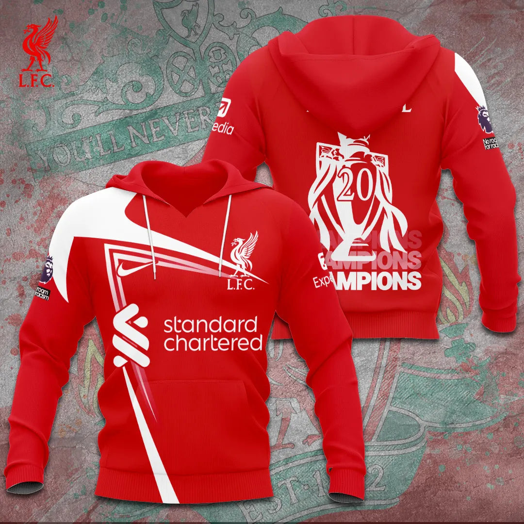 Liverpool FC 2024/25 Premier League Champions 3D Apparel – TANTN 12234