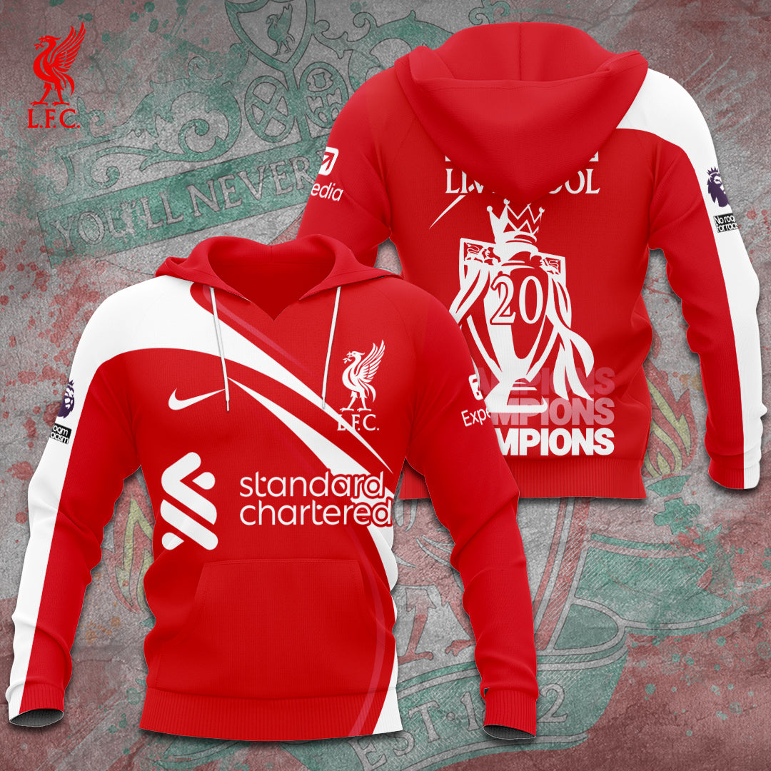 Liverpool FC 2024/25 Premier League Champions 3D Apparel – TANTN 12285