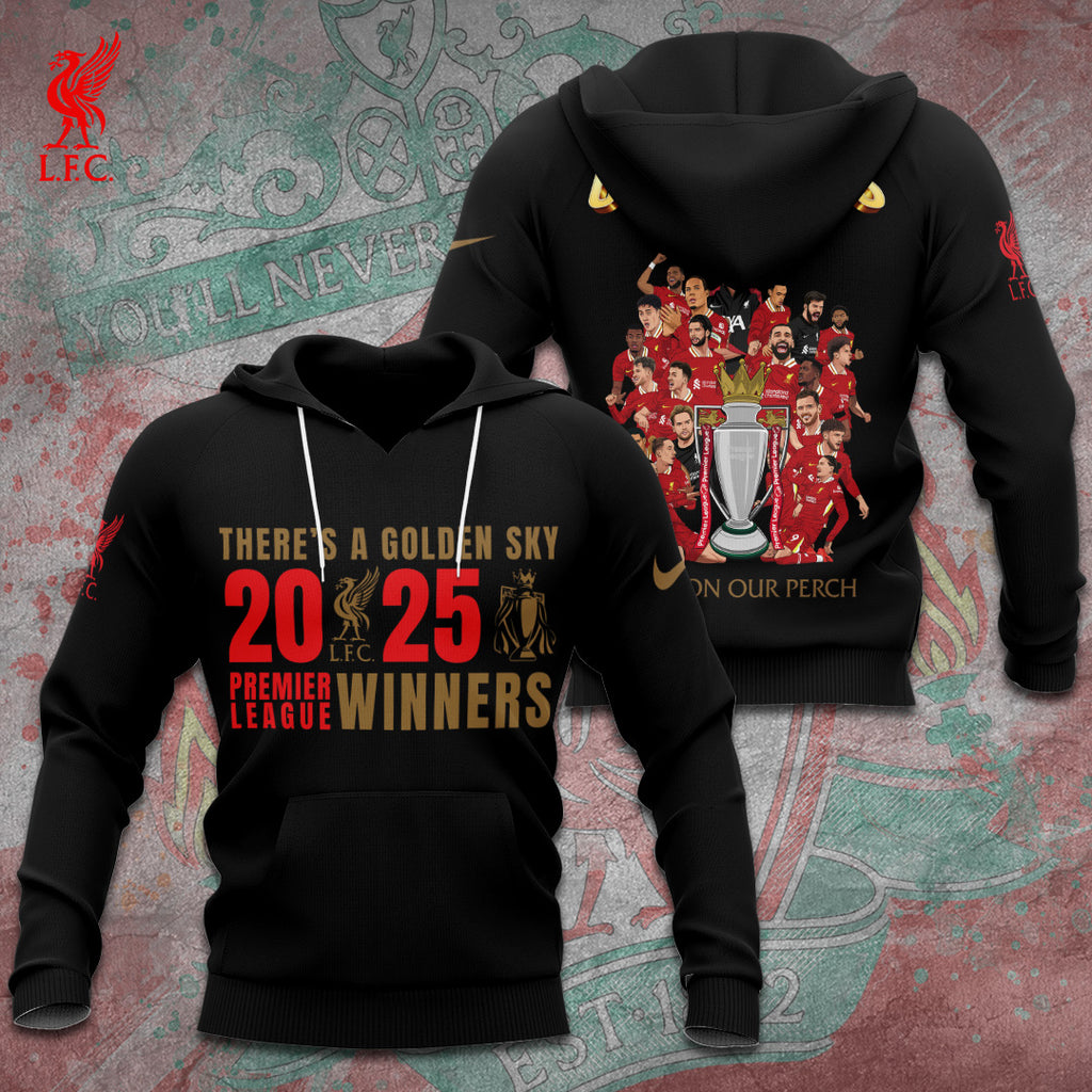 Liverpool FC 2024/25 Premier League Champions 3D Apparel – TANTN 12429