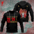 Liverpool FC 2024/25 Premier League Champions 3D Apparel – TANTN 12429