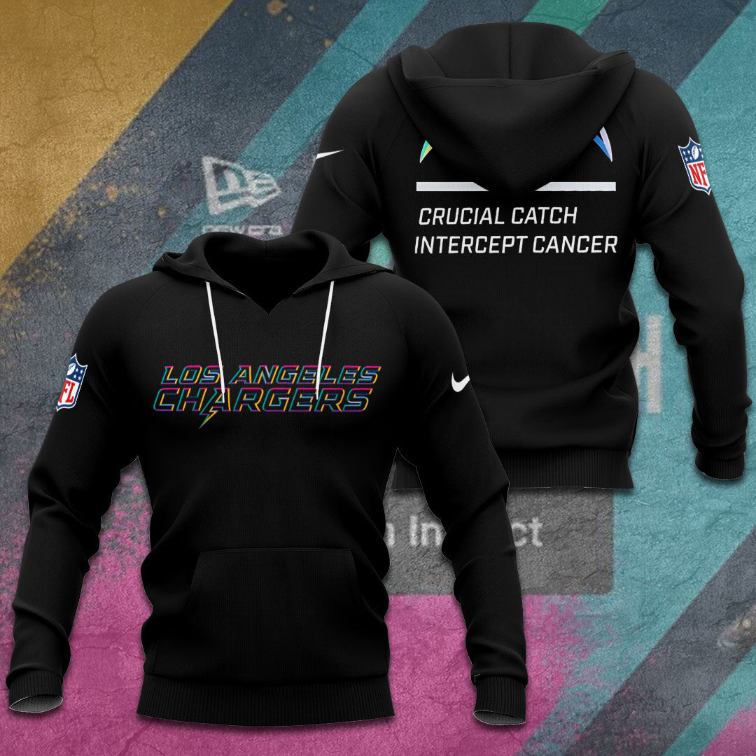 Los Angeles Chargers Crucial Catch 2025 3D Apparel – TANTN15543