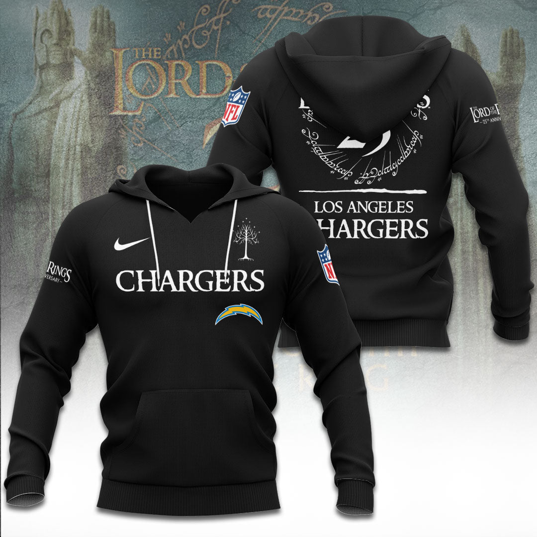 Los Angeles Chargers x The Lord of The Rings 25 Years 3D Apparel – TANTN19570