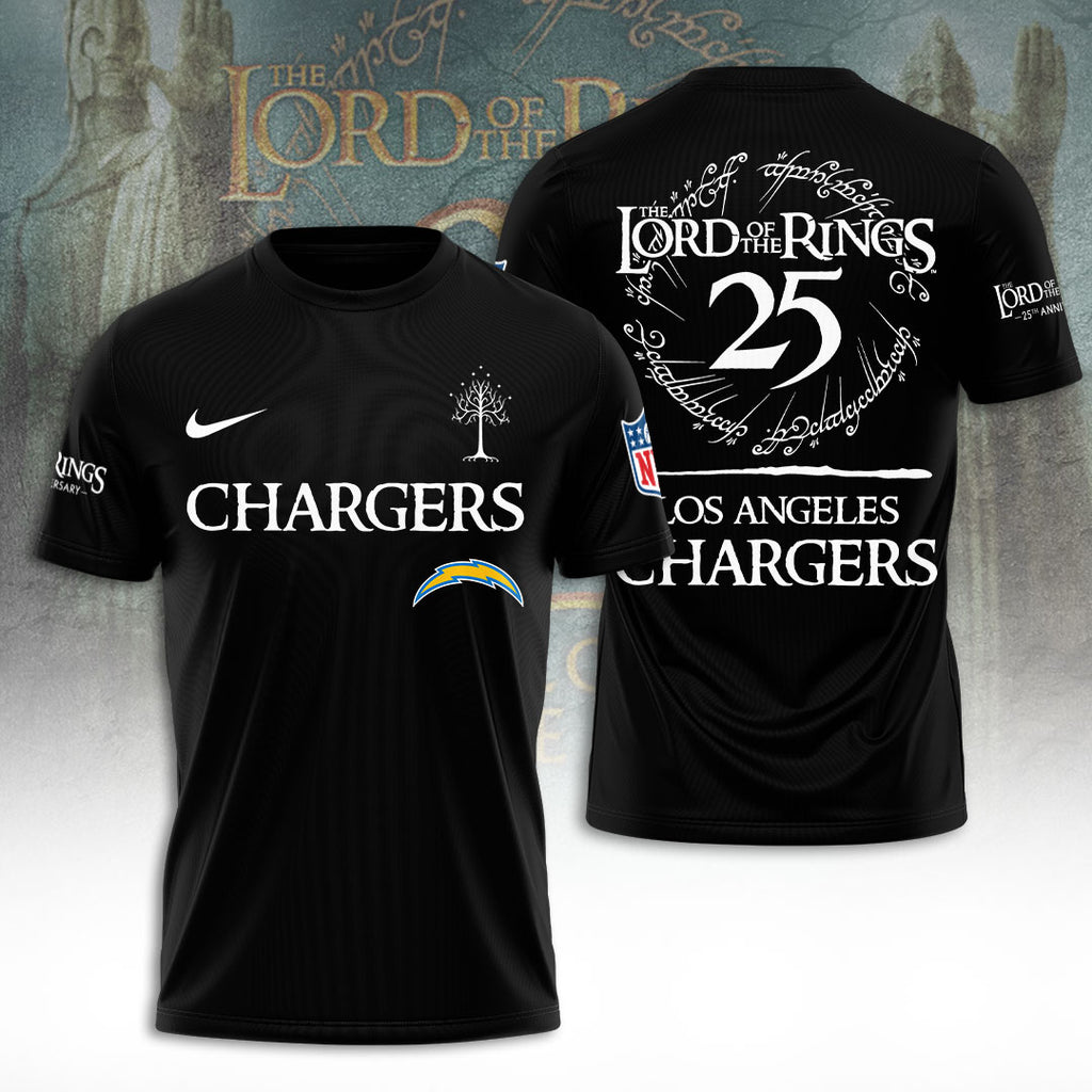 Los Angeles Chargers x The Lord of The Rings 25 Years 3D Apparel – TANTN19570