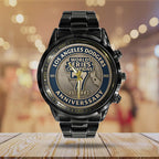 Los Angeles Dodgers 2025 Black Stainless Steel Watch – TANTN16145