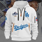 Los Angeles Dodgers World Series 2025 2D Quarter Zip Hoodie – MAITM13526