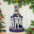 Los Angeles Dodgers 2025 World Series Champions Custom Shape 2-sided Acrylic Ornament – HOATT14327