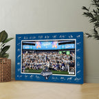 Los Angeles Dodgers 2025 World Series Champions Rectangle Canvas With Inner Frame – MAITM13658