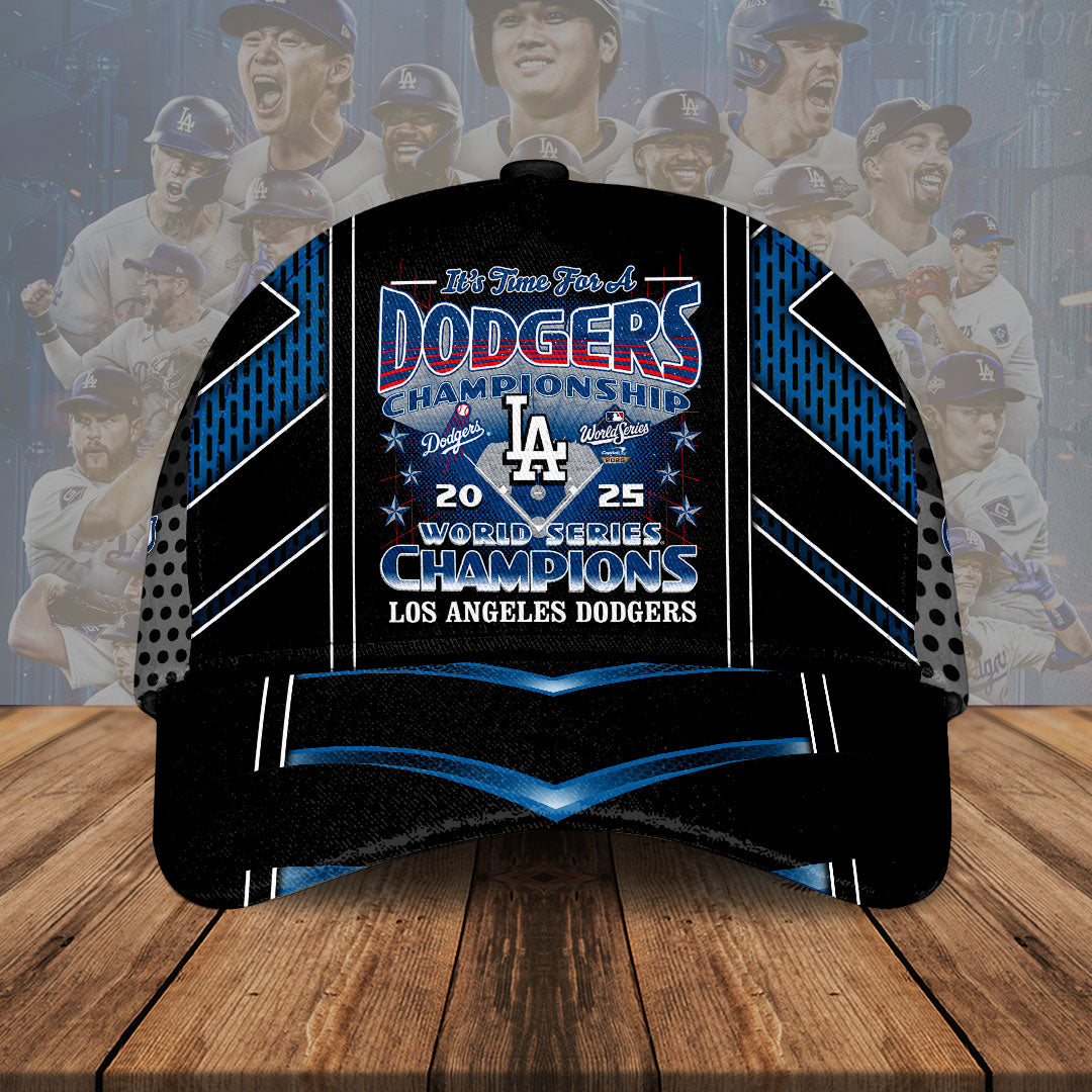 Los Angeles Dodgers 2025 World Series Champions Classic Cap – HOATT14318