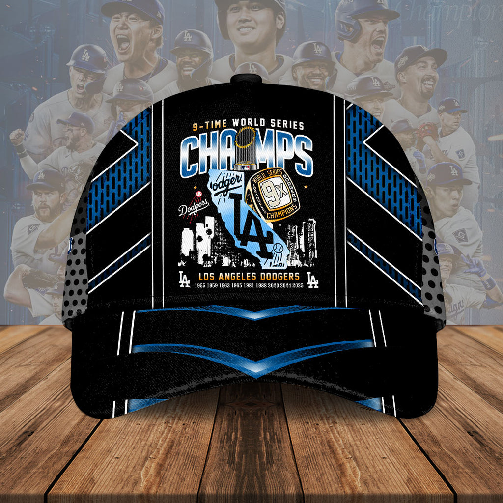 Los Angeles Dodgers 2025 World Series Champions Classic Cap – HOATT14355
