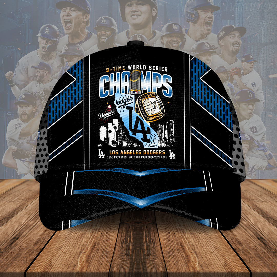 Los Angeles Dodgers 2025 World Series Champions Classic Cap – HOATT14355