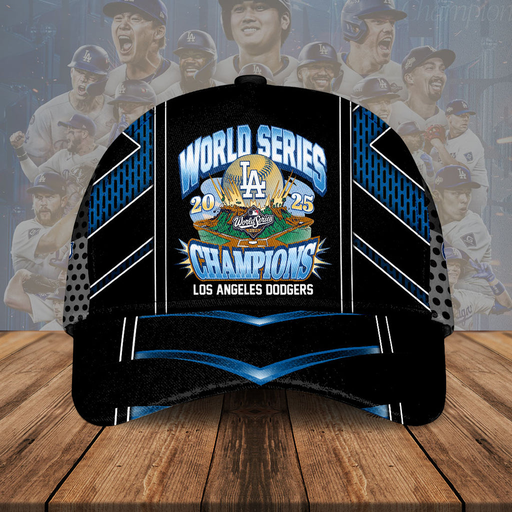 Los Angeles Dodgers 2025 World Series Champions Classic Cap – HOATT14377