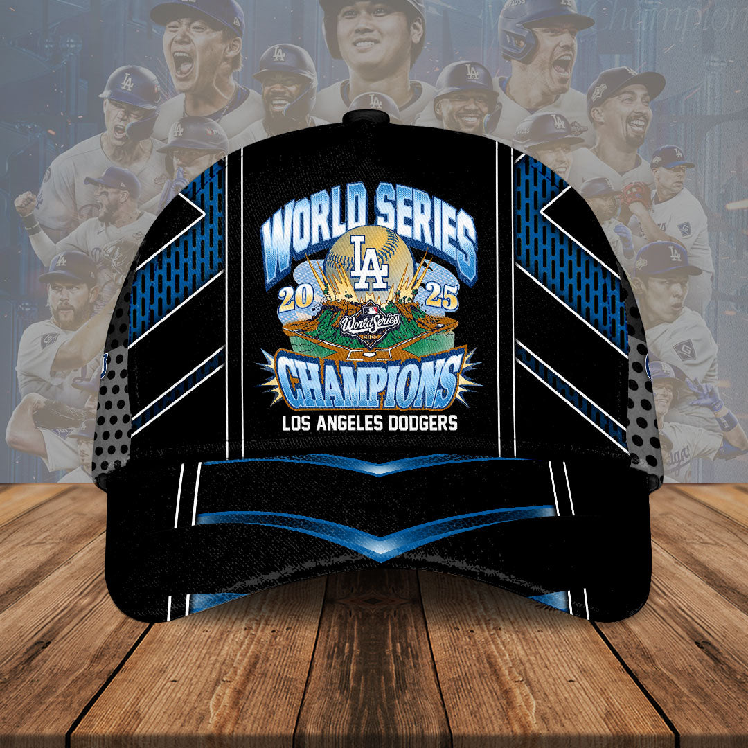 Los Angeles Dodgers 2025 World Series Champions Classic Cap – HOATT14377