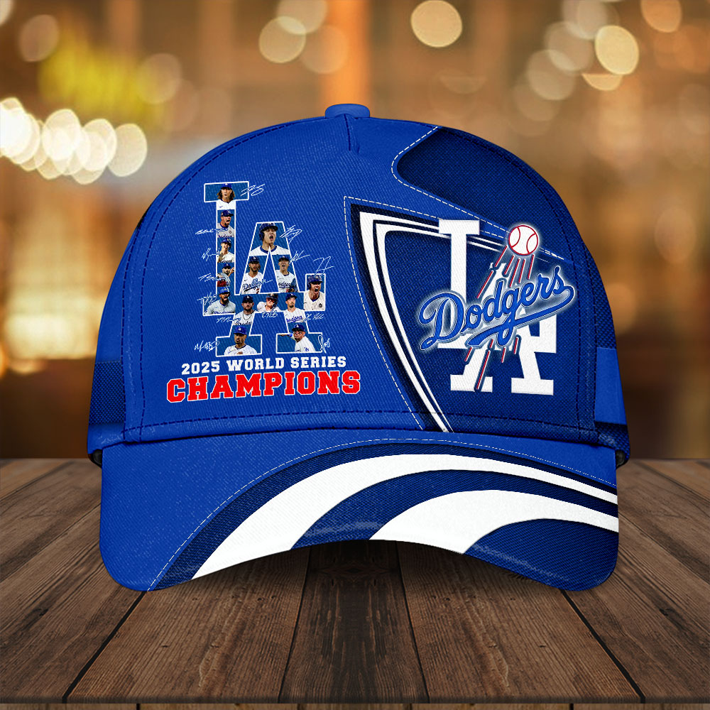 Los Angeles Dodgers 2025 World Series Champions Classic Cap – HOATT14458