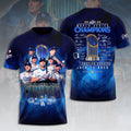 Los Angeles Dodgers 2025 World Series Champions 3D Apparel – HOATT14788