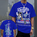 Los Angeles Dodgers 2025 World Series Champions 3D Apparel – MAITM13642