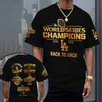 Los Angeles Dodgers 2025 World Series Champions 3D Apparel – MAITM13657