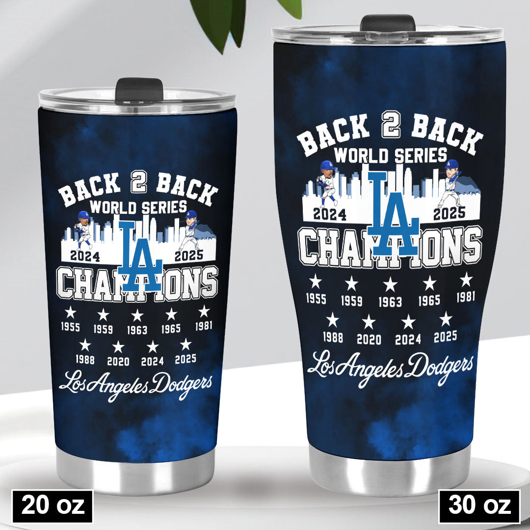 Los Angeles Dodgers 2025 World Series Champions Tumbler Cup – HOATT14370