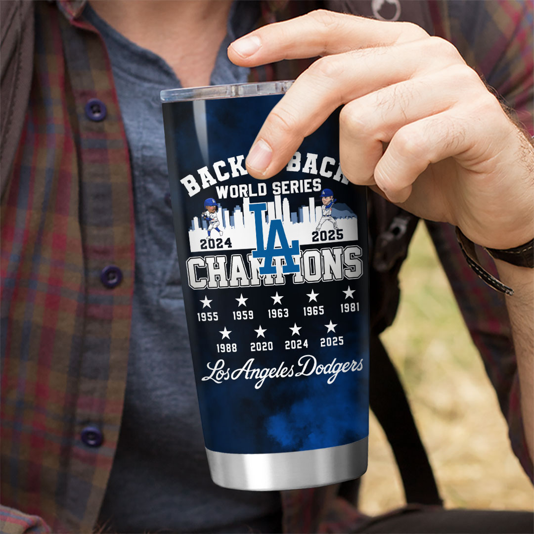 Los Angeles Dodgers 2025 World Series Champions Tumbler Cup – HOATT14370