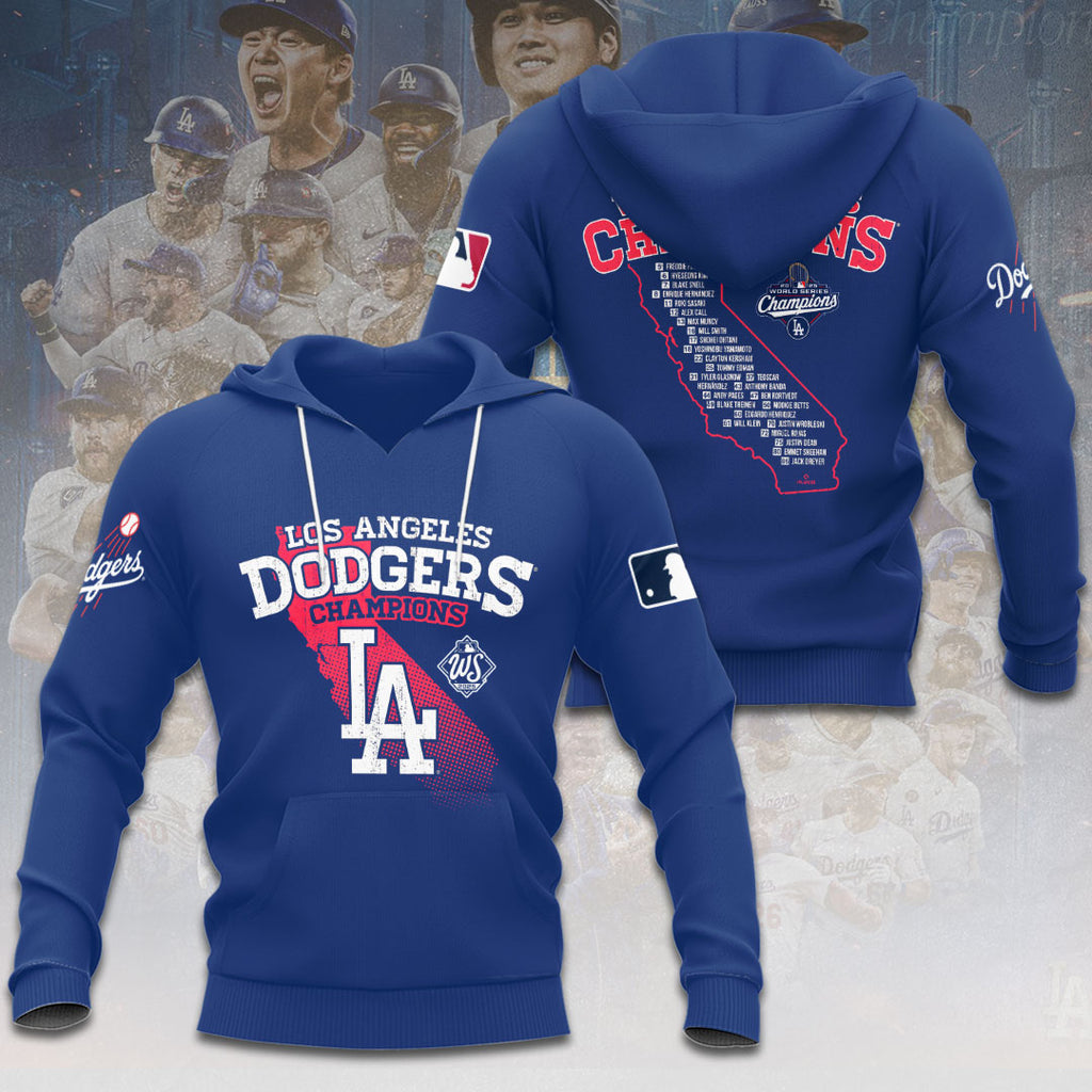 Los Angeles Dodgers 2025 World Series Champions 3D Apparel – HOATT14270