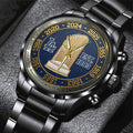 Los Angeles Dodgers Black Stainless Steel Watch – TMTHU1887