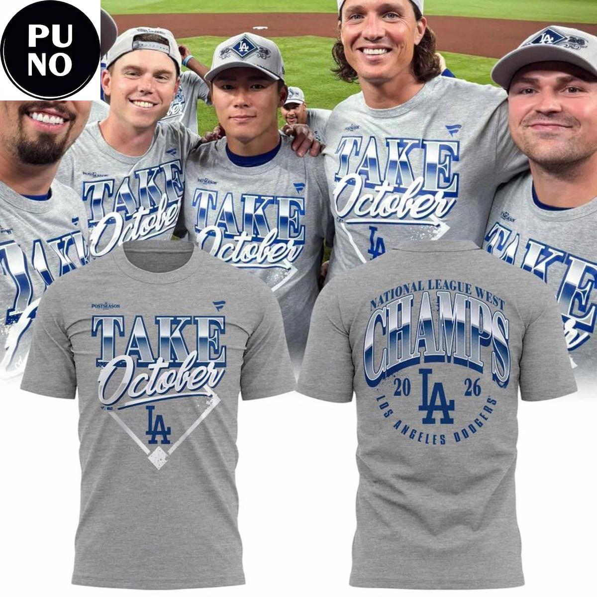 Los Angeles Dodgers Take October 2026 MLB Division Series Champions Hoodie T-Shirt