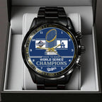 Los Angeles Dodgers World Series 2025 Black Stainless Steel Watch – TANTN18245